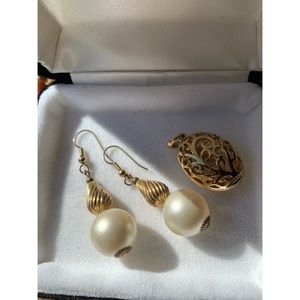 Earring set & necklace pendant